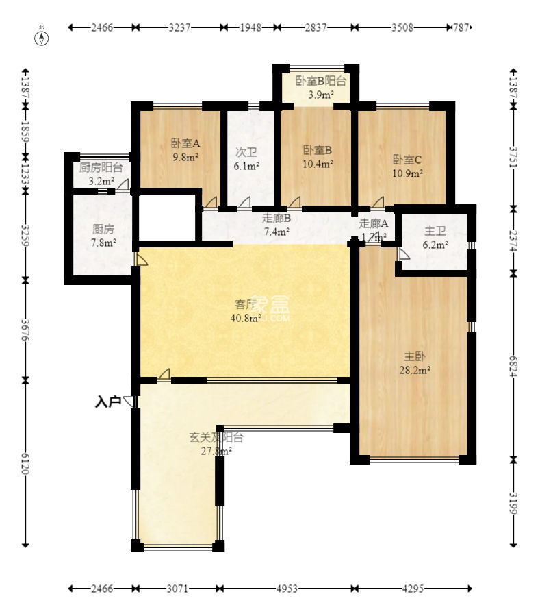 中建芙蓉和苑  4室2厅2卫   248.00万