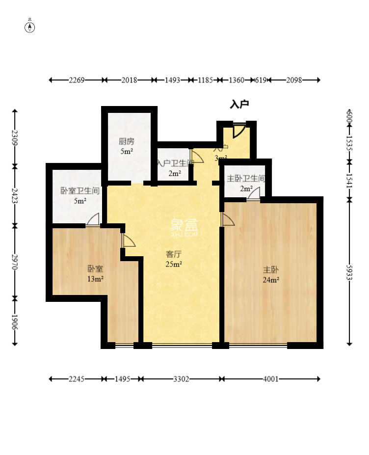 運(yùn)達(dá)國際廣場  2室2廳2衛(wèi)   180.00萬