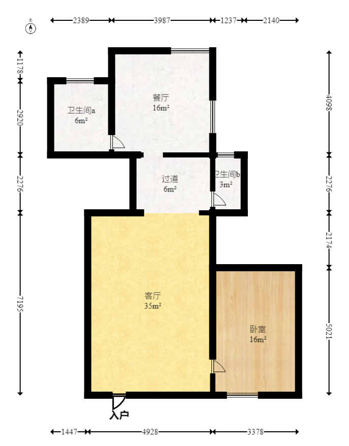 橘郡礼顿山  4室2厅3卫   220.00万室内图1