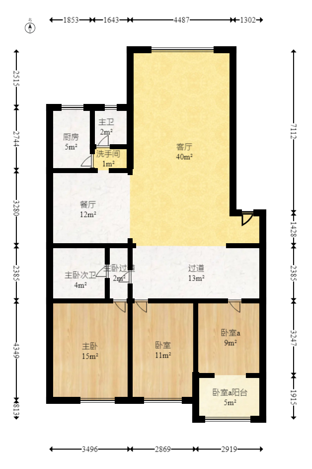 欣安小区 5室3厅3卫 83.0万 欣安小区 5室3厅3卫 83.0万户型图