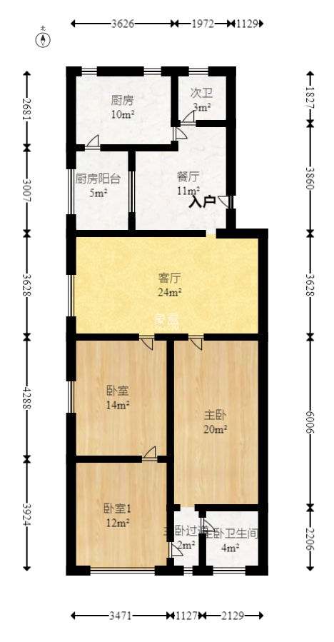湖南省农业厅  3室2厅2卫   152.00万