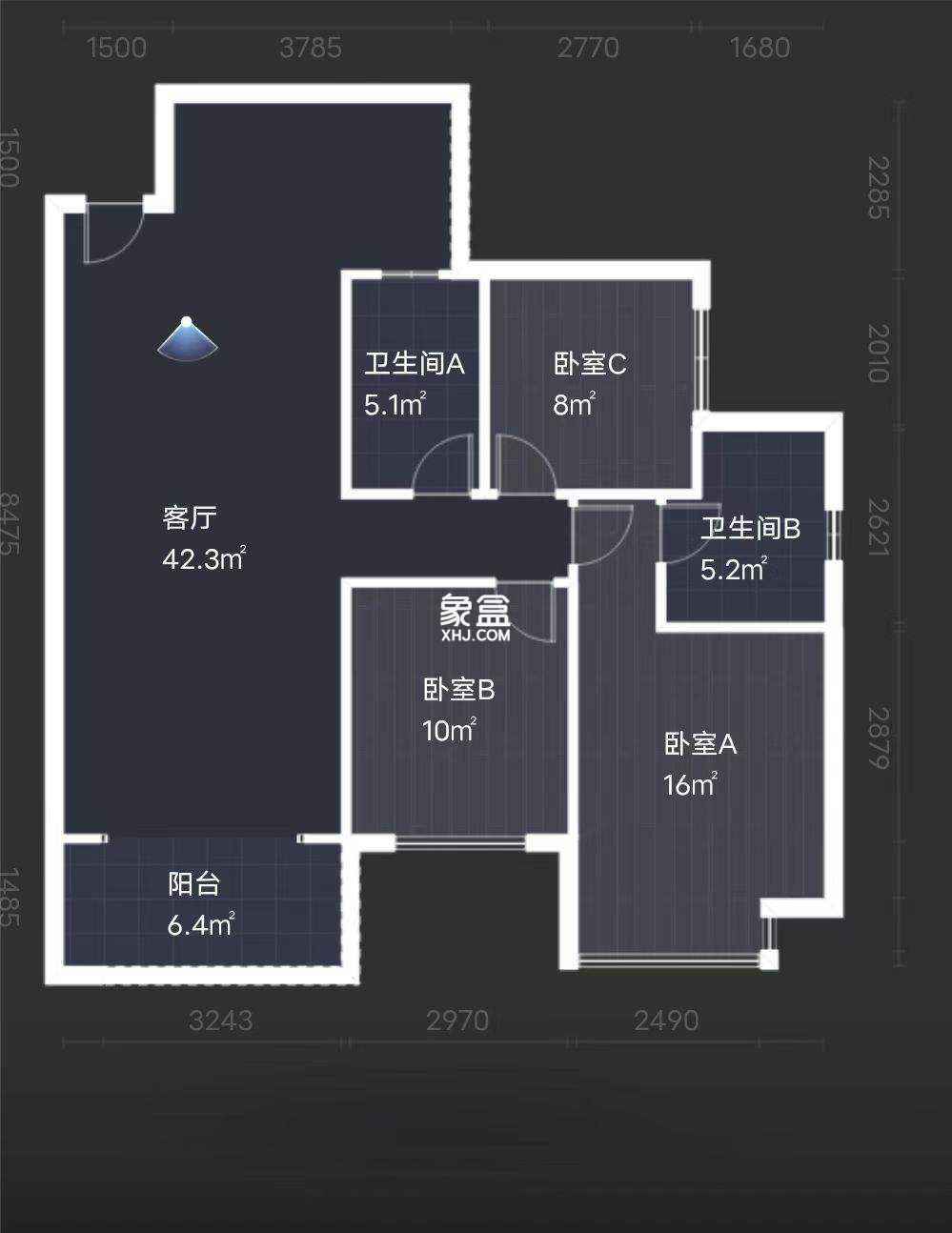 西郡佳园  3室2厅1卫   39.80万