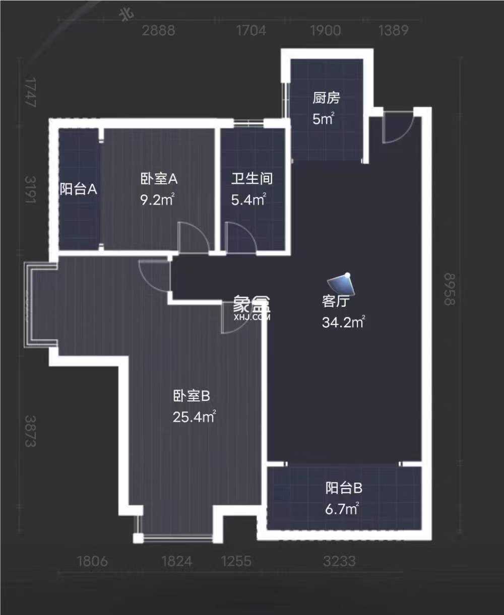 康馨佳园  3室2厅2卫   85.00万