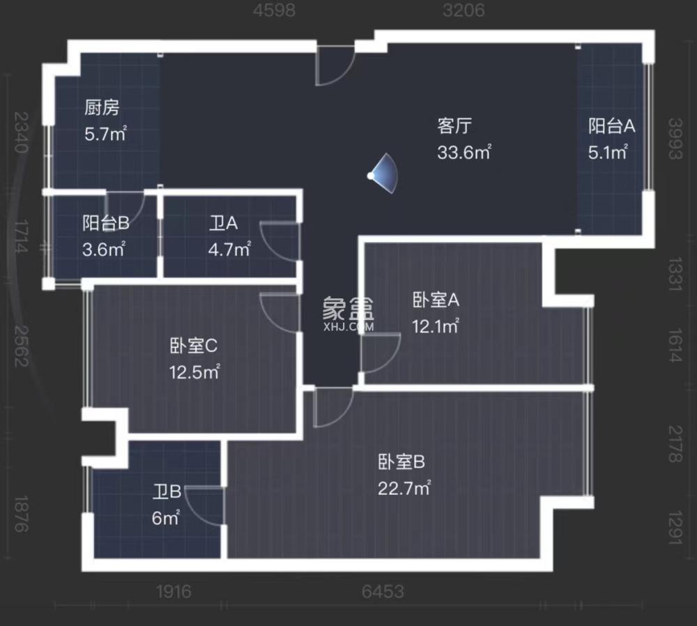 学府时代  3室2厅2卫   47.80万