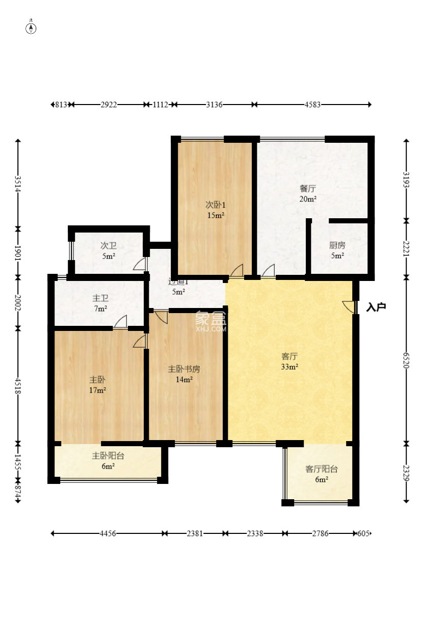 金色山莊  4室2廳2衛(wèi)   168.00萬