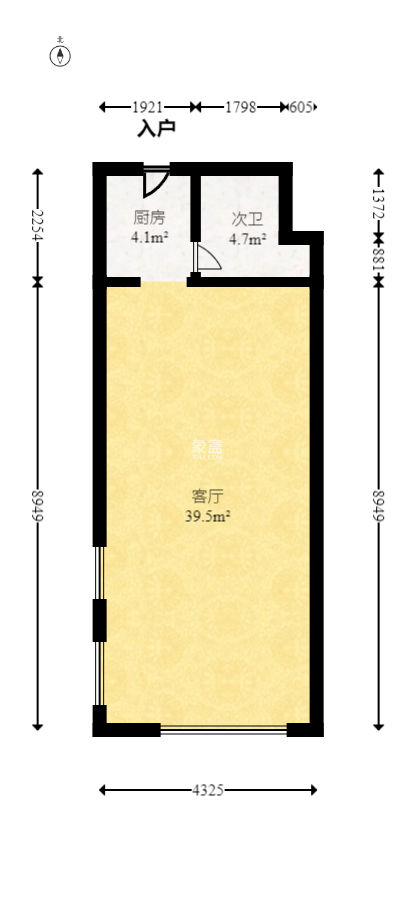 荣悦台  1室1厅1卫   52.00万
