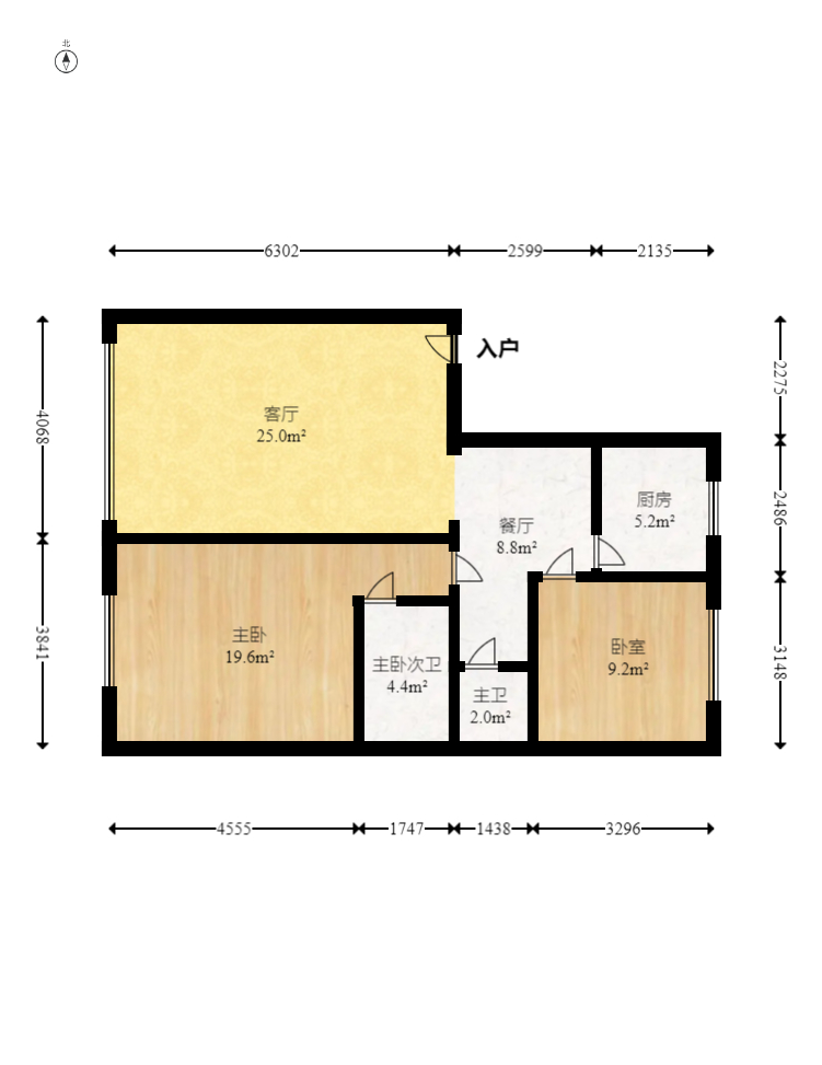 星沙汽配城(大塘村农机市场) 2室2厅1卫 37.2万 星沙汽配城(大塘村农机市场) 2室2厅1卫 37.2万户型图