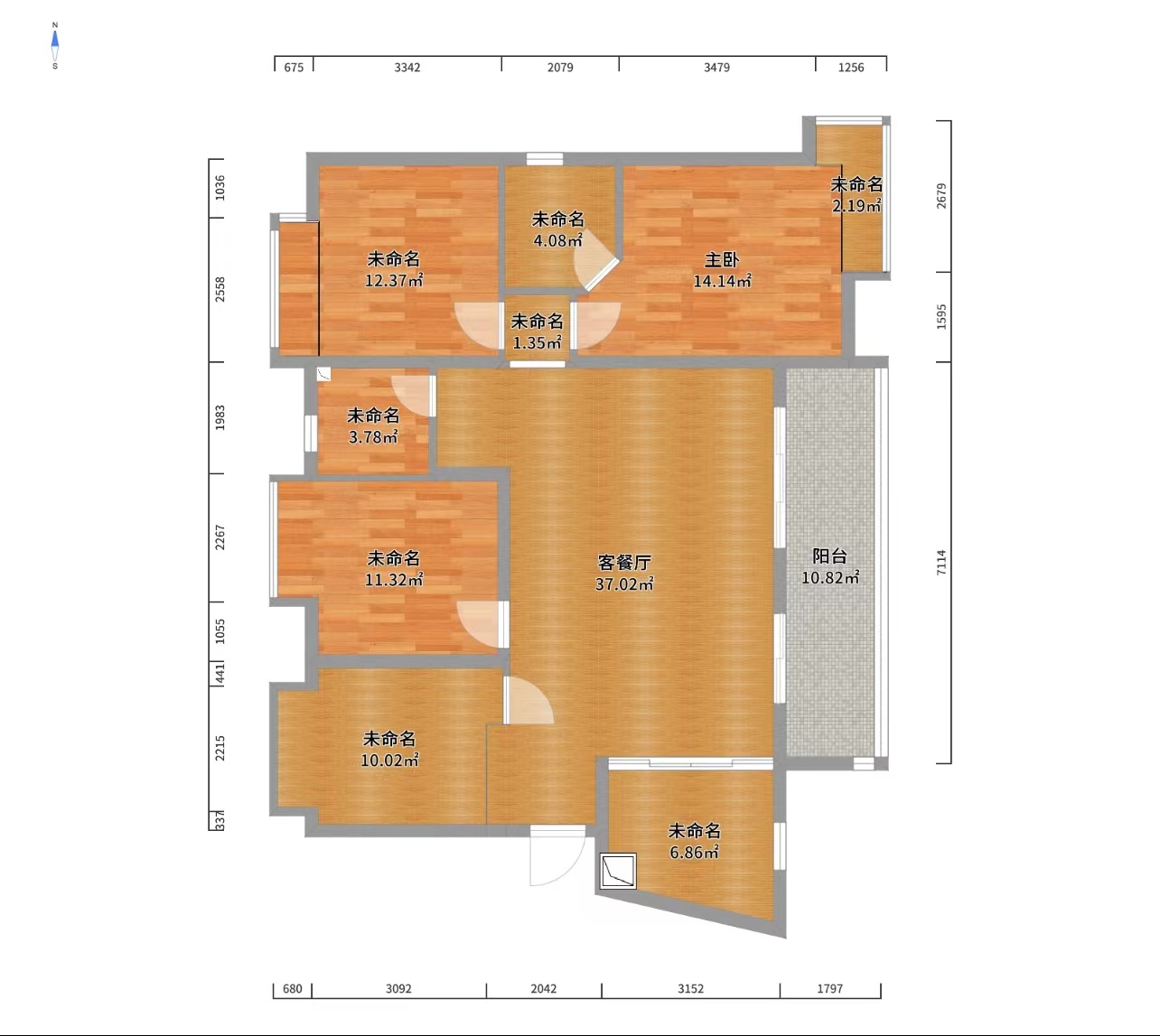 蓝溪谷 4室2厅2卫 75.0万 蓝溪谷 4室2厅2卫 75.0万室内图