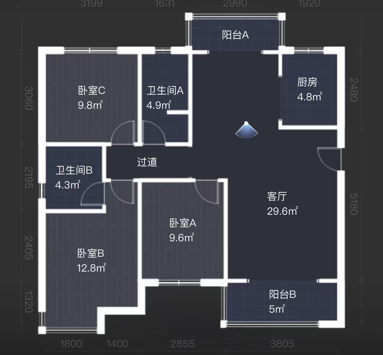 中建玥熙台  3室2厅2卫   81.80万