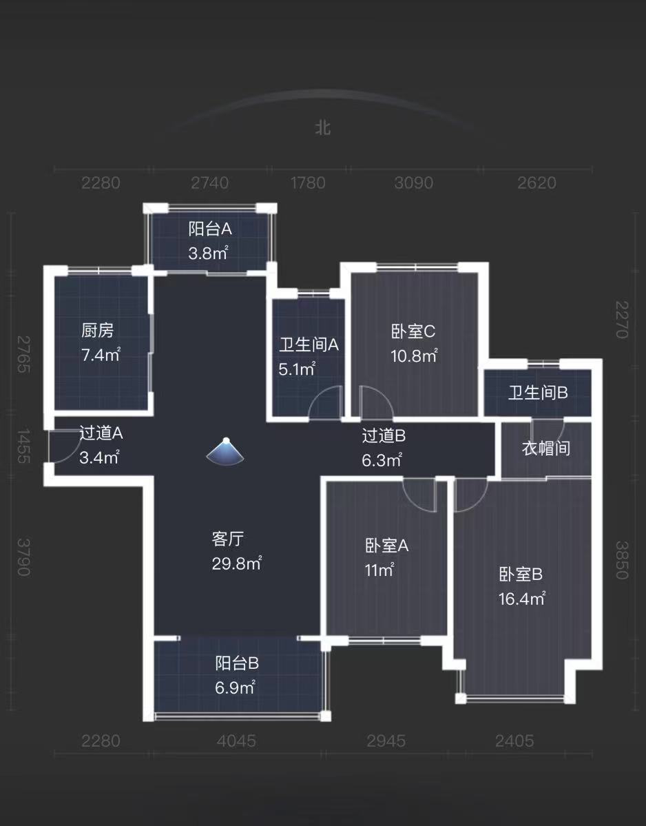 西郡佳园  3室2厅2卫   73.00万
