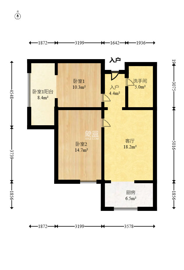 东塘瑞府  2室1厅1卫   91.00万