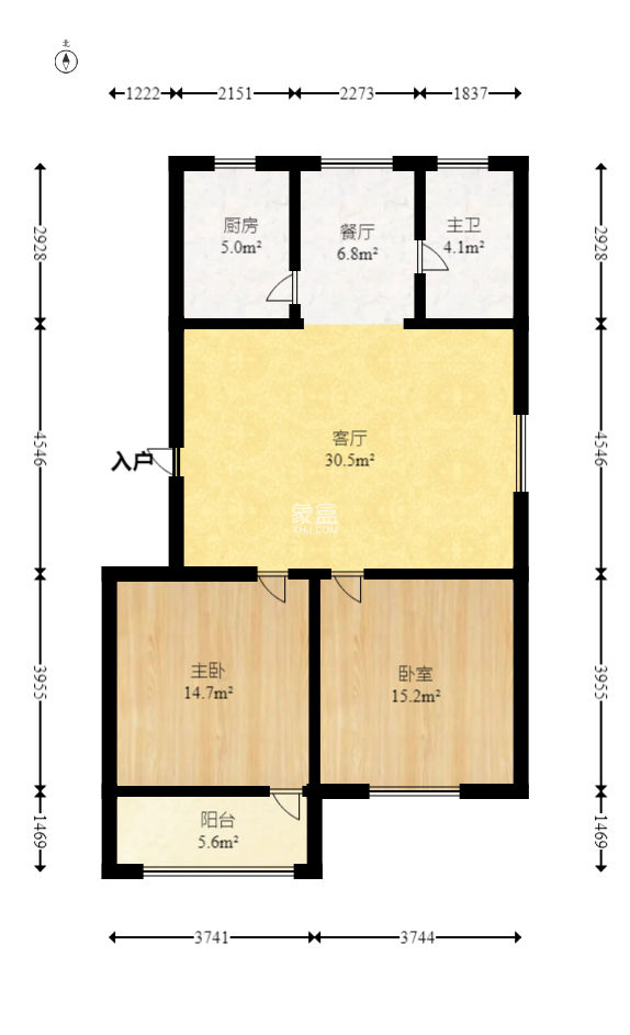 鑫邮小区  2室2厅1卫   78.80万
