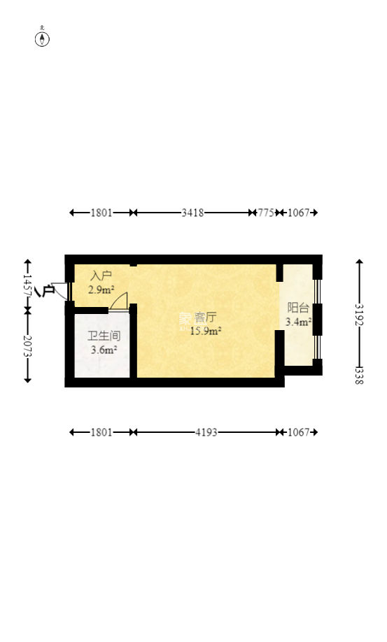 MOMA当代广场  1室1厅1卫    22.4万
