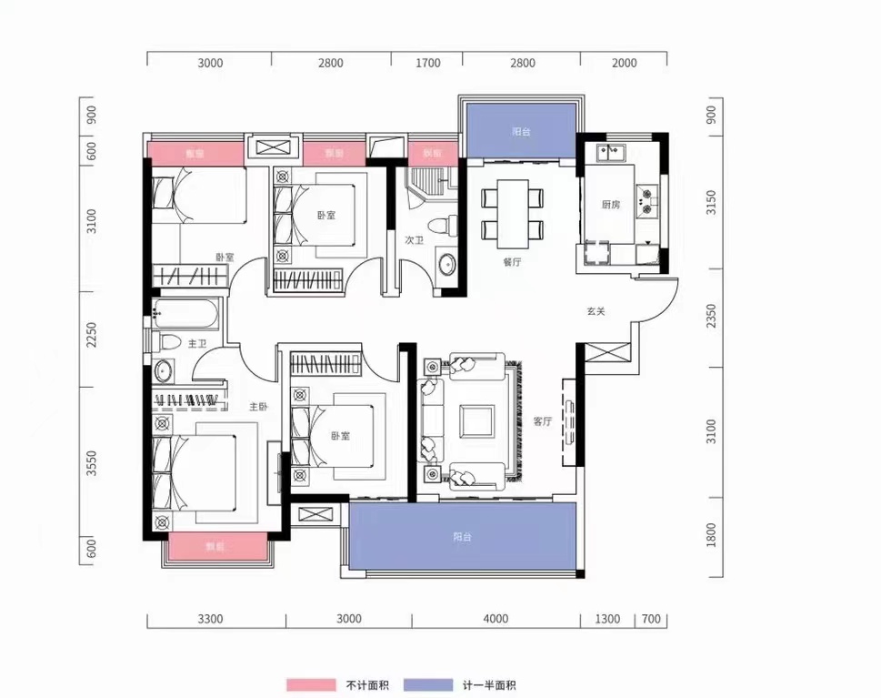 长房君悦公馆 4室2厅2卫 46.0万 长房君悦公馆 4室2厅2卫 46.0万室内图