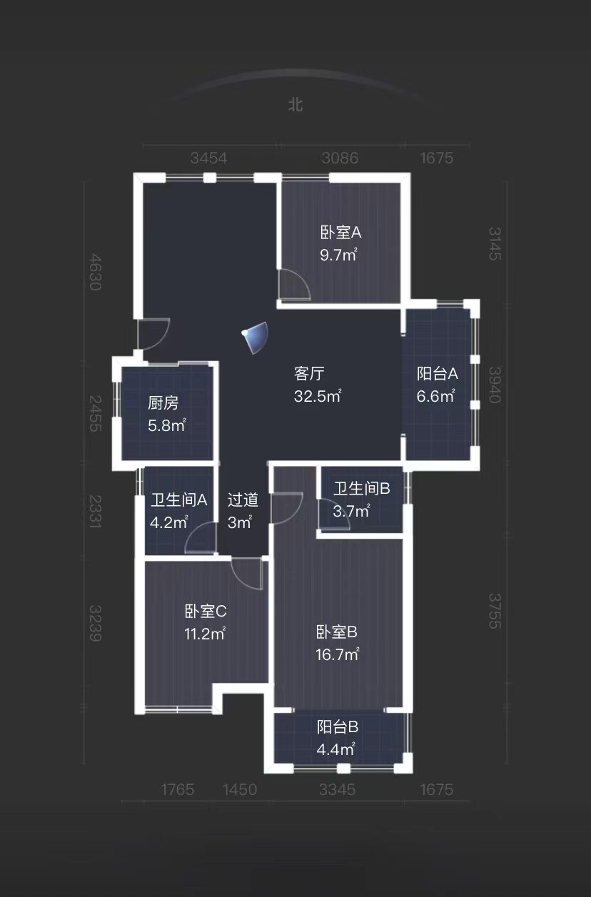 泰山公馆 0室0厅0卫 76.8万 泰山公馆 0室0厅0卫 76.8万室内图