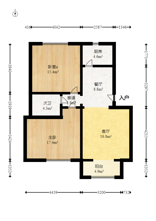 雷锋机电市场一期  2室2厅1卫    43.0万 雷锋机电市场一期  2室2厅1卫    43.0万户型图