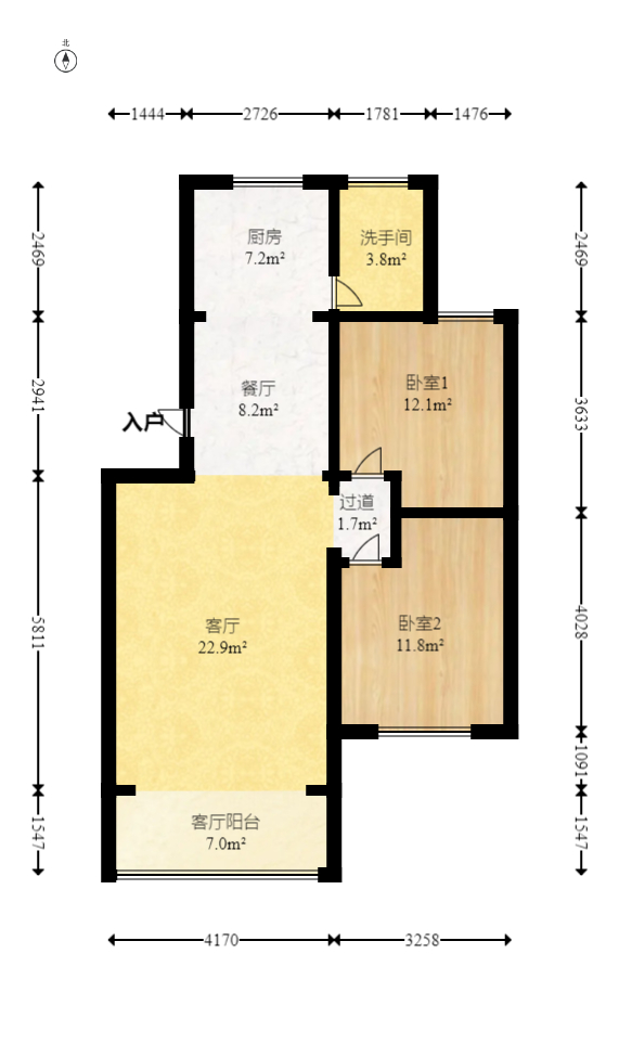 长重机械厂宿舍  0室0厅0卫   62.80万室内图1