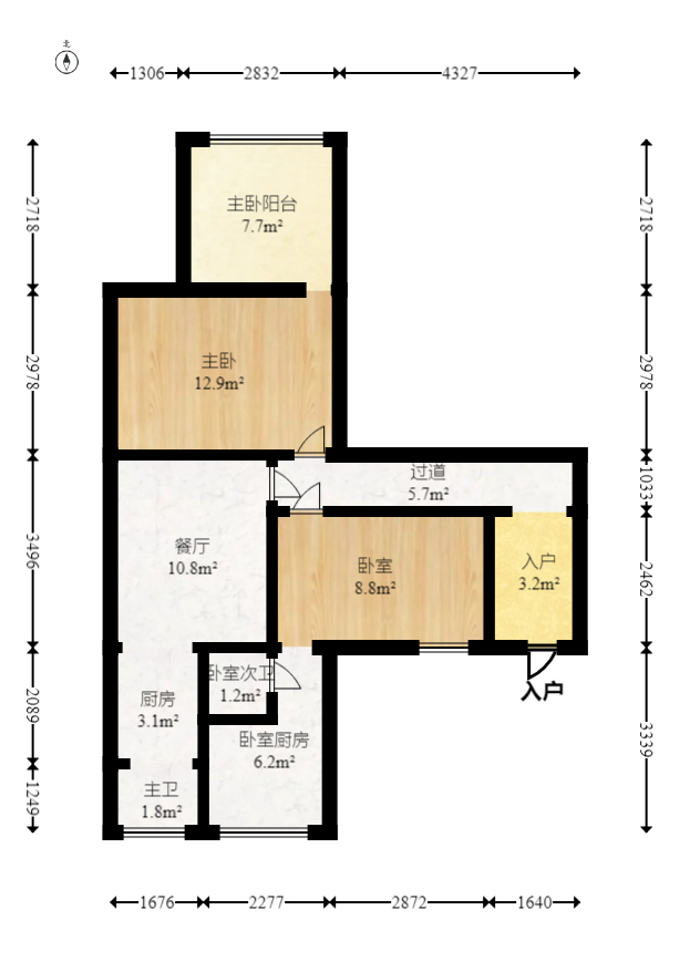 星沙六区  4室0厅4卫   38.00万室内图1