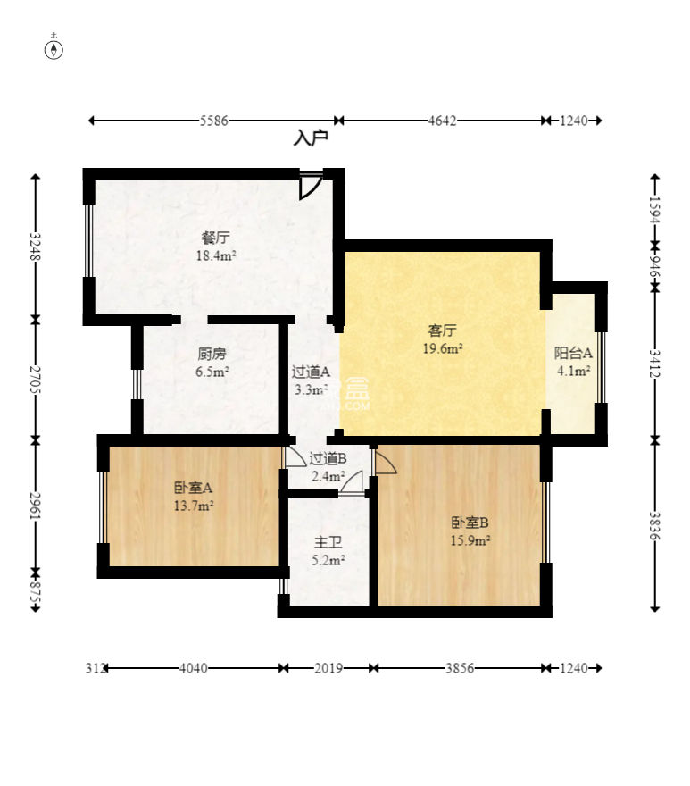 长潭佳园  3室2厅1卫   44.80万