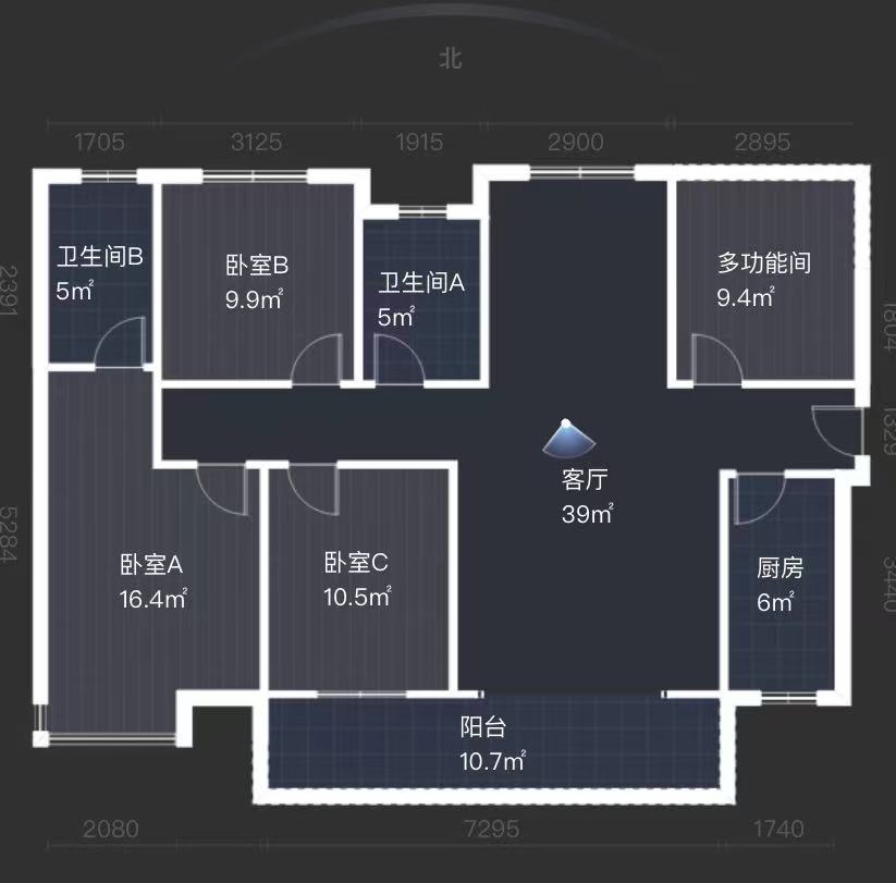 桂花城 4室2厅2卫 68.00万 桂花城 4室2厅2卫 68.00万室内图