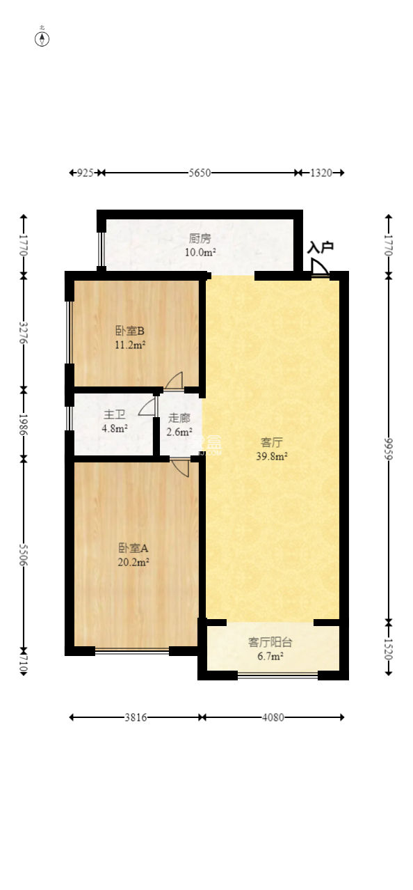 鑫遠(yuǎn)和城（一、二期）  2室2廳1衛(wèi)   91.00萬
