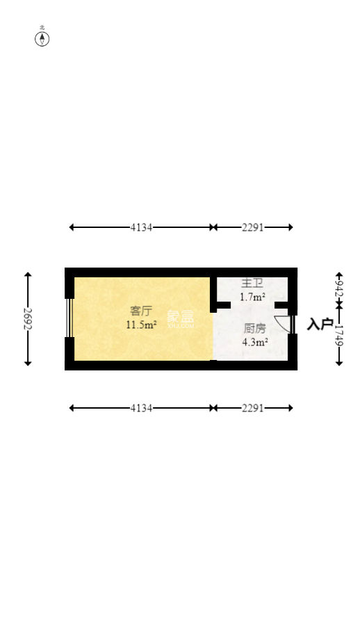 保利香檳國際  1室1廳1衛(wèi)   20.30萬