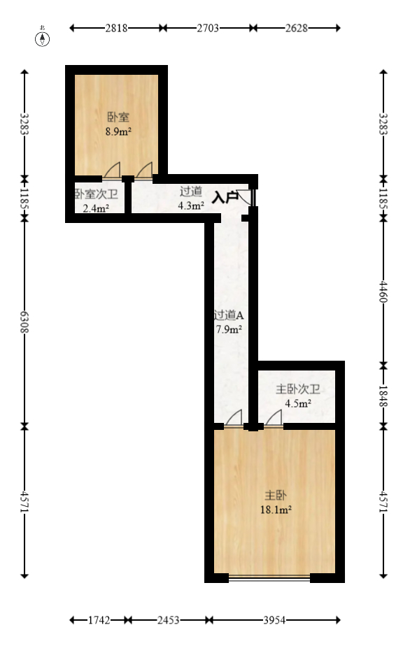 星沙二区  14室14厅14卫   300.00万室内图1