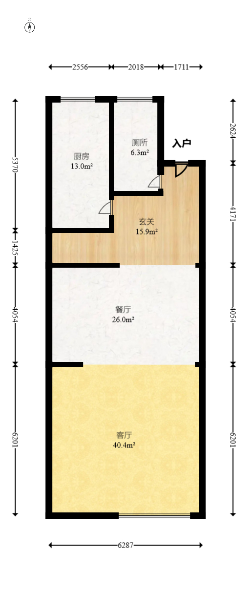 九龙领仕汇  0室0厅0卫   399.00万室内图1