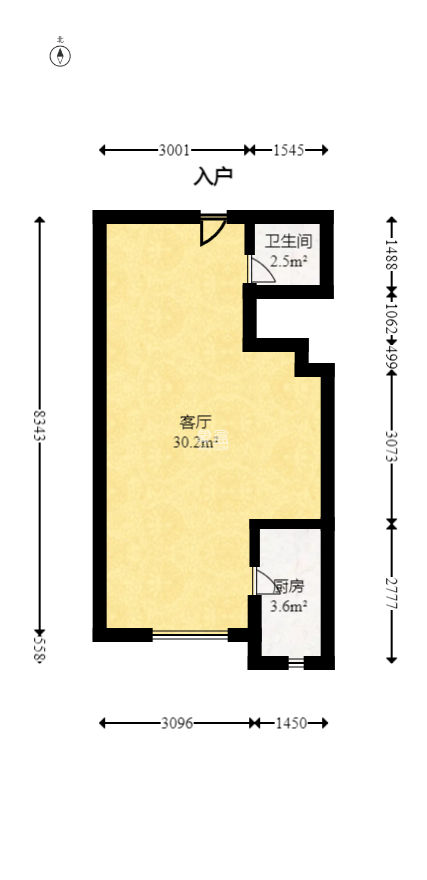 湖湾世景  1室1厅1卫   28.80万