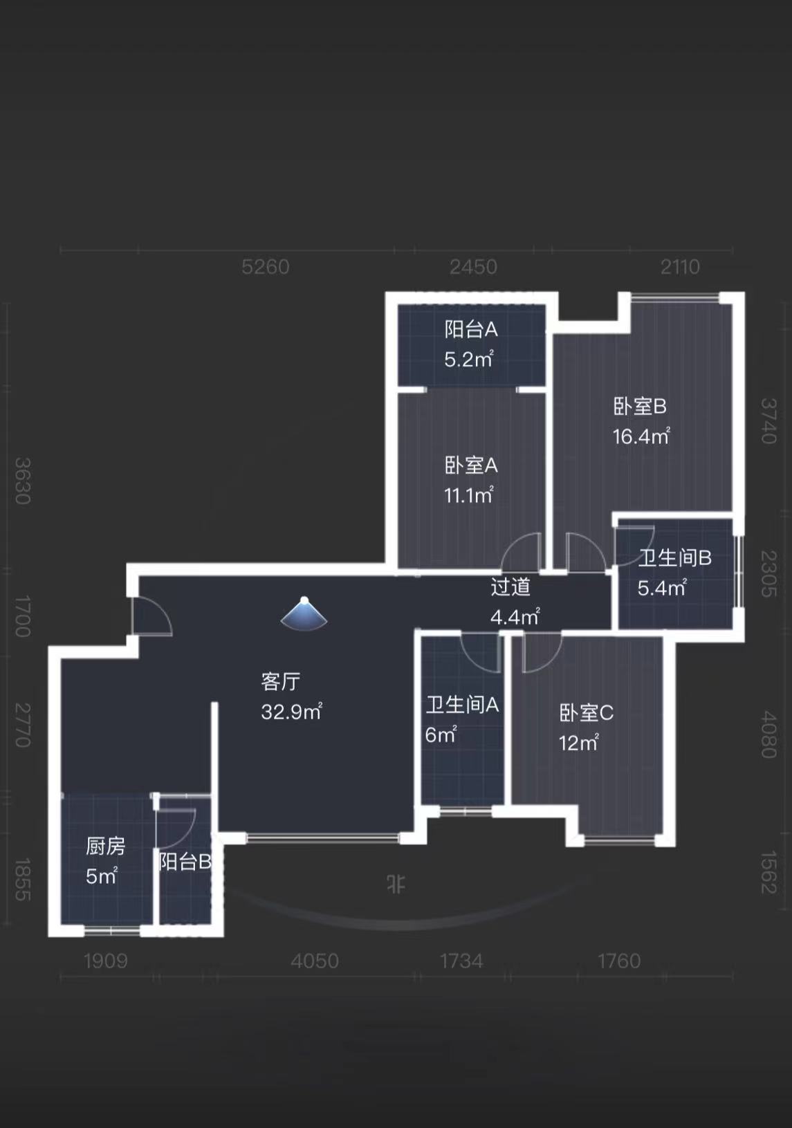 西郡佳园  3室2厅1卫   68.00万