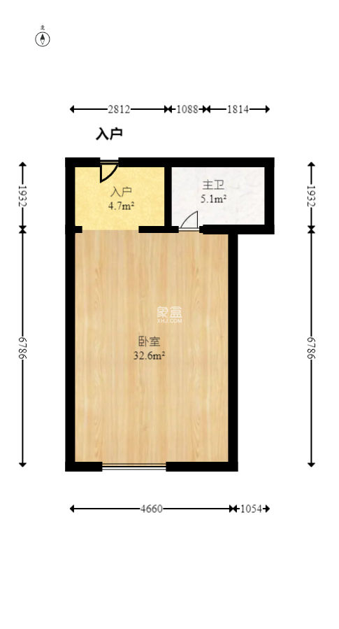 万博汇  1室1厅1卫   63.70万
