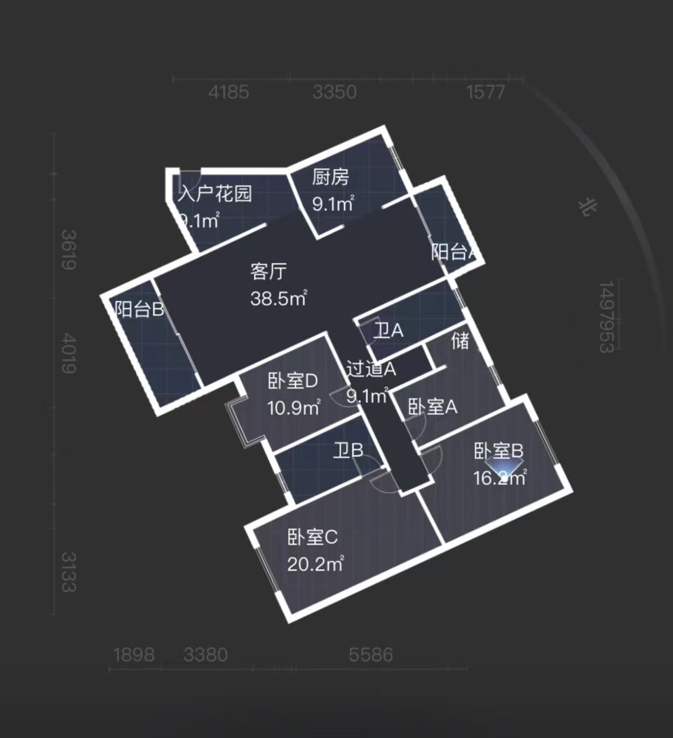 经世龙城 7室4厅3卫 150.0万 经世龙城 7室4厅3卫 150.0万室内图