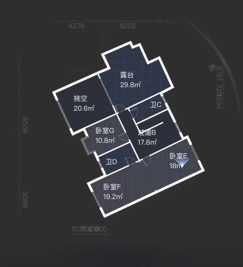 经世龙城  7室4厅3卫    150.0万室内图