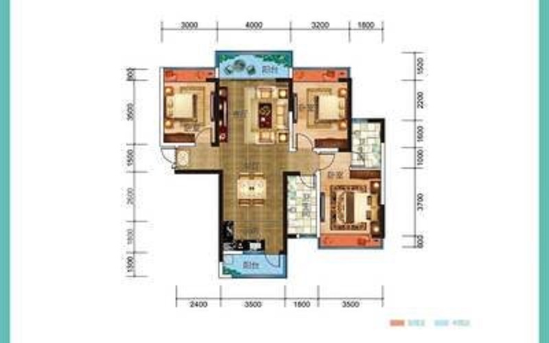 亿都新天地  3室2厅2卫   54.80万