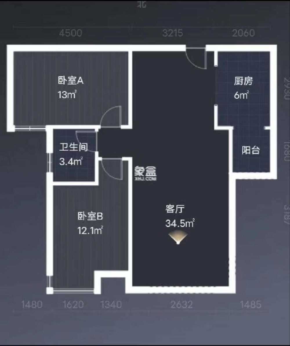 金水湾  2室2厅1卫   48.00万