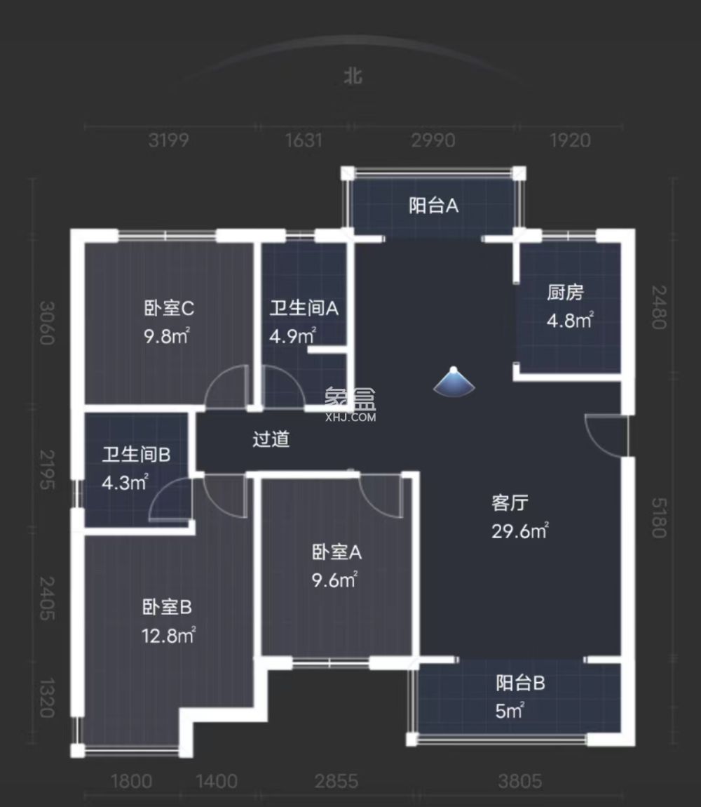 中建玥熙台  3室2厅2卫   85.80万