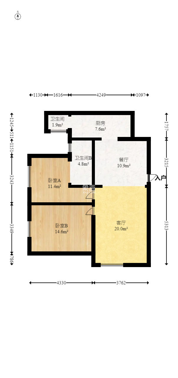 高信向日葵  3室2厅3卫   130.00万