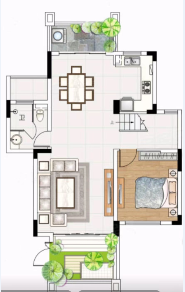 长房湘江府 4室3厅3卫 168.8万 长房湘江府 4室3厅3卫 168.8万室内图