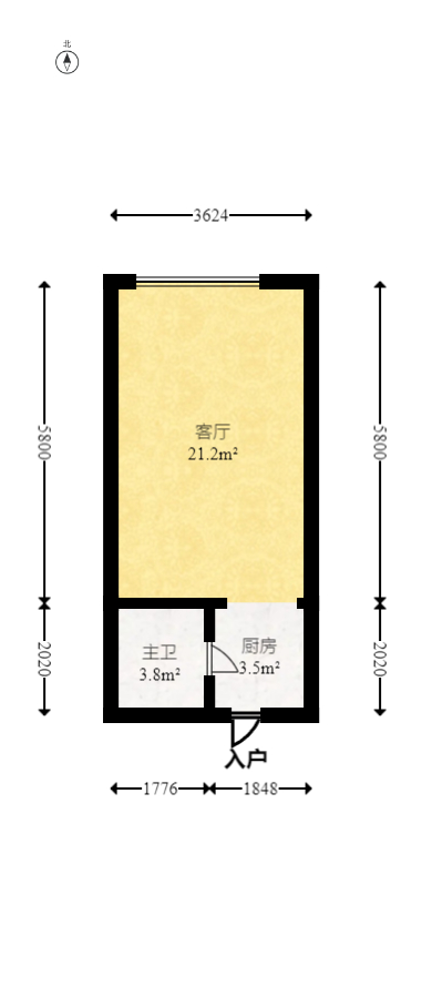 永宏万家里  2室2厅1卫   30.00万室内图1