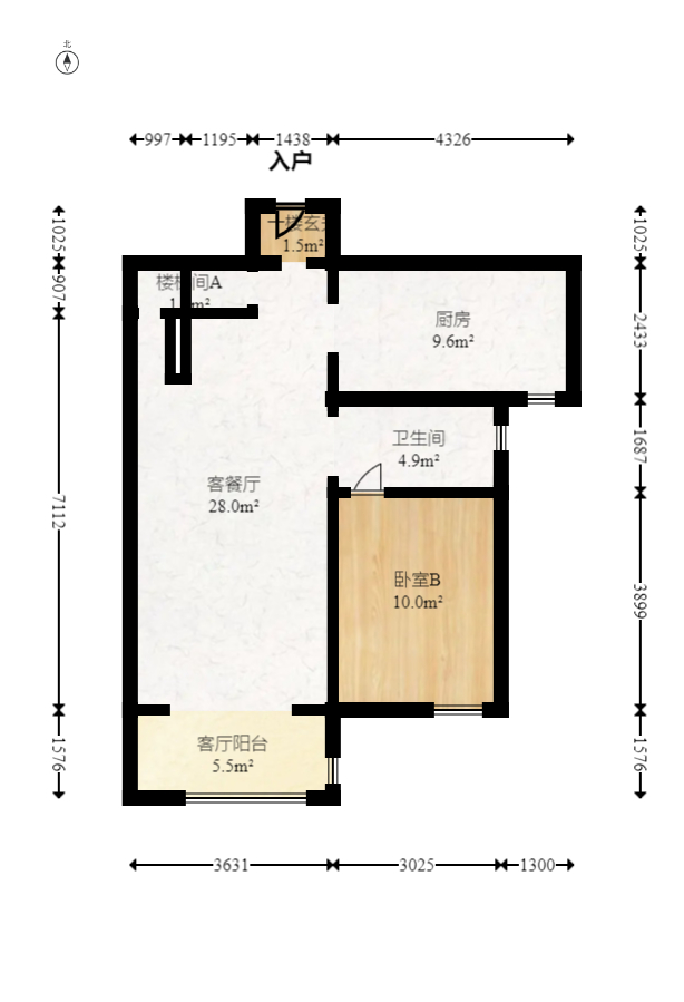 保利西海岸B区  3室3厅2卫    319.99万室内图1