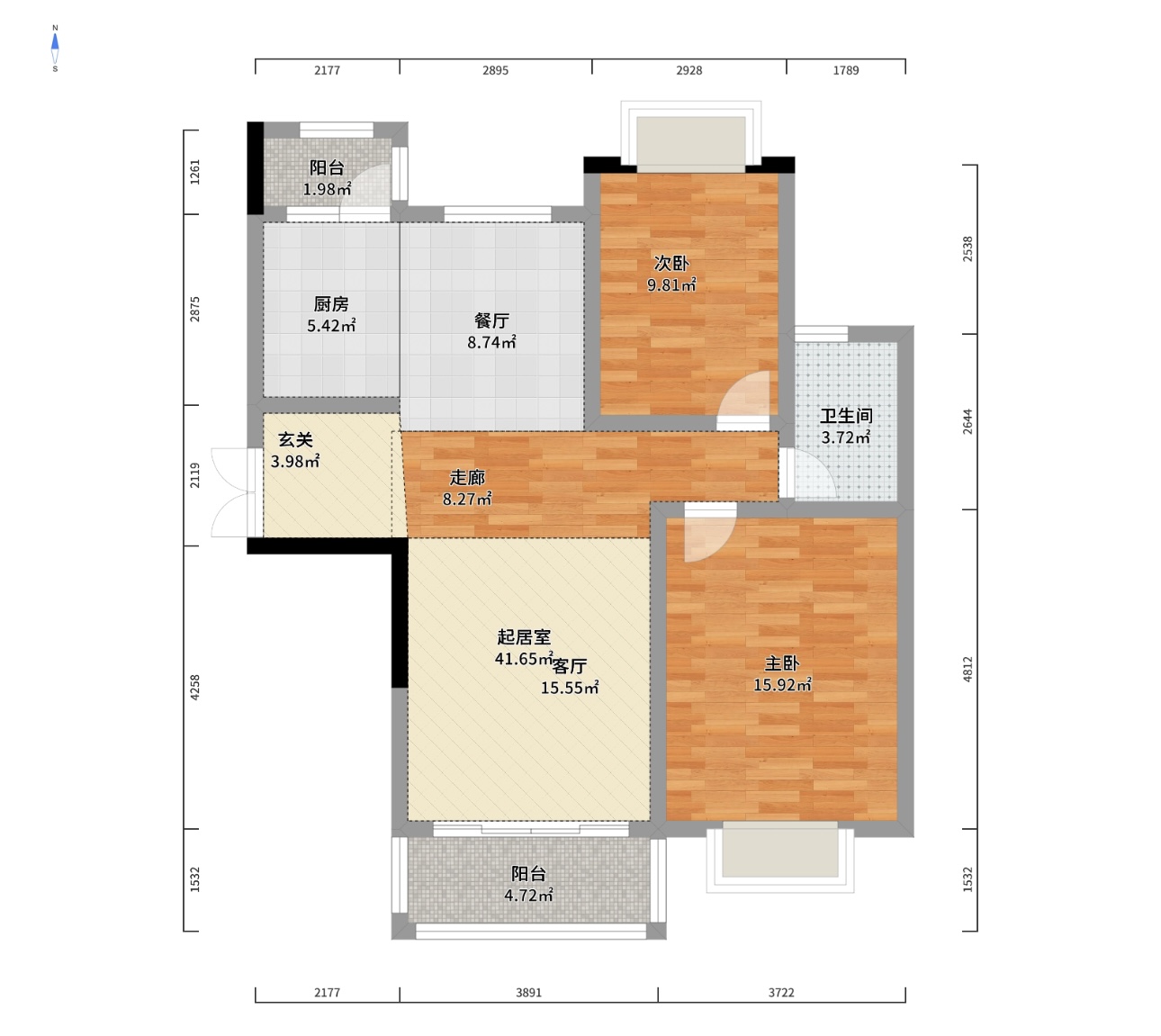 磐龙生态社区 3室2厅2卫 48.0万 磐龙生态社区 3室2厅2卫 48.0万室内图