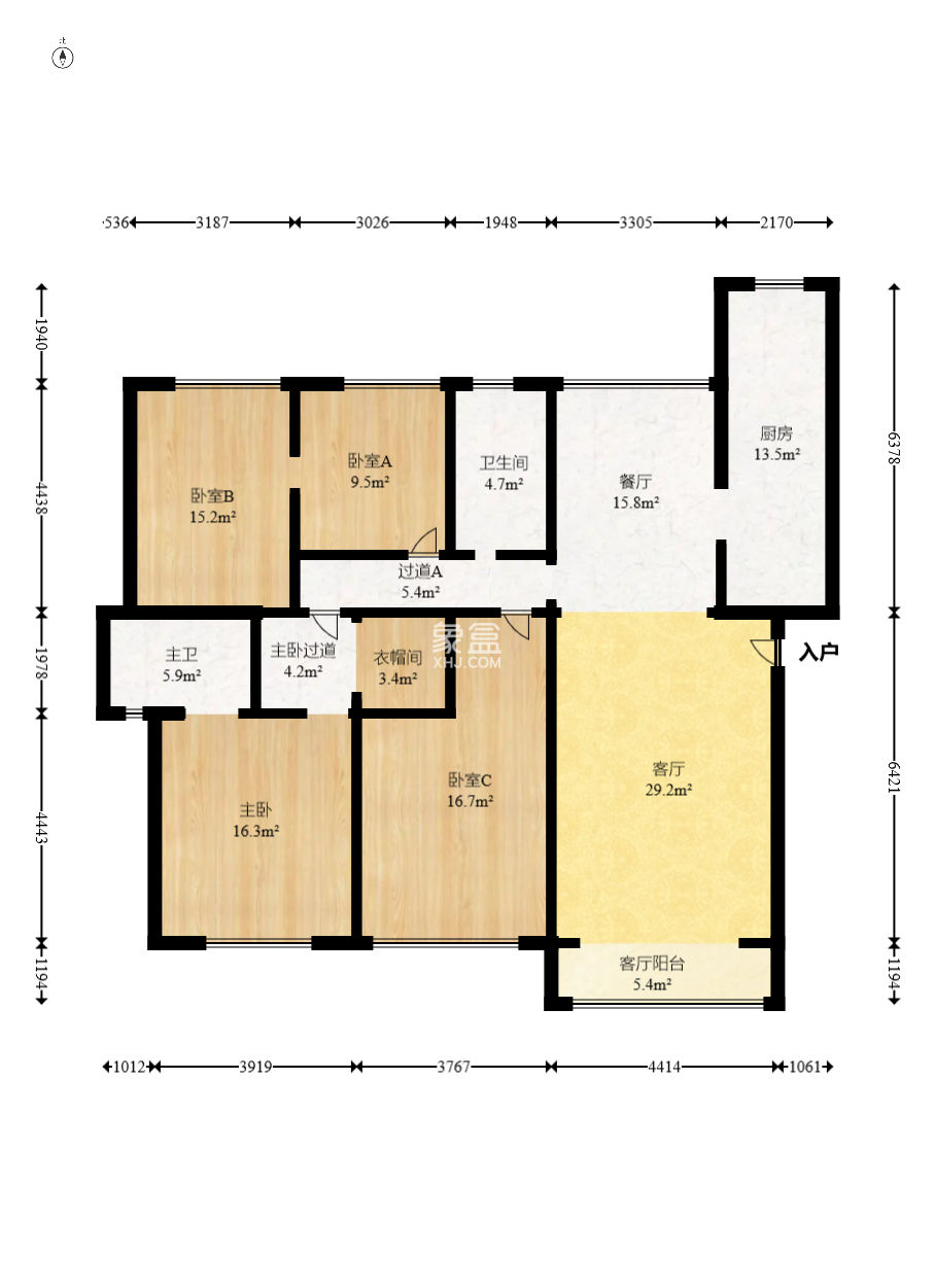 八方小区D区  4室2厅1卫   478.00万