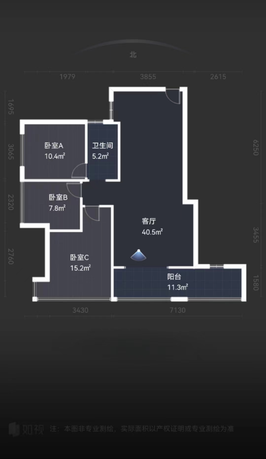 日盛山湖城 3室2厅1卫 40.0万 日盛山湖城 3室2厅1卫 40.0万室内图