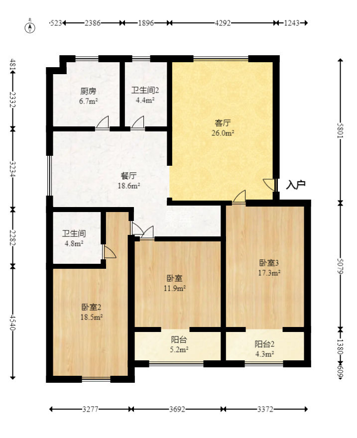 榔梨综合市场  3室2厅2卫    63.8万 榔梨综合市场  3室2厅2卫    63.8万