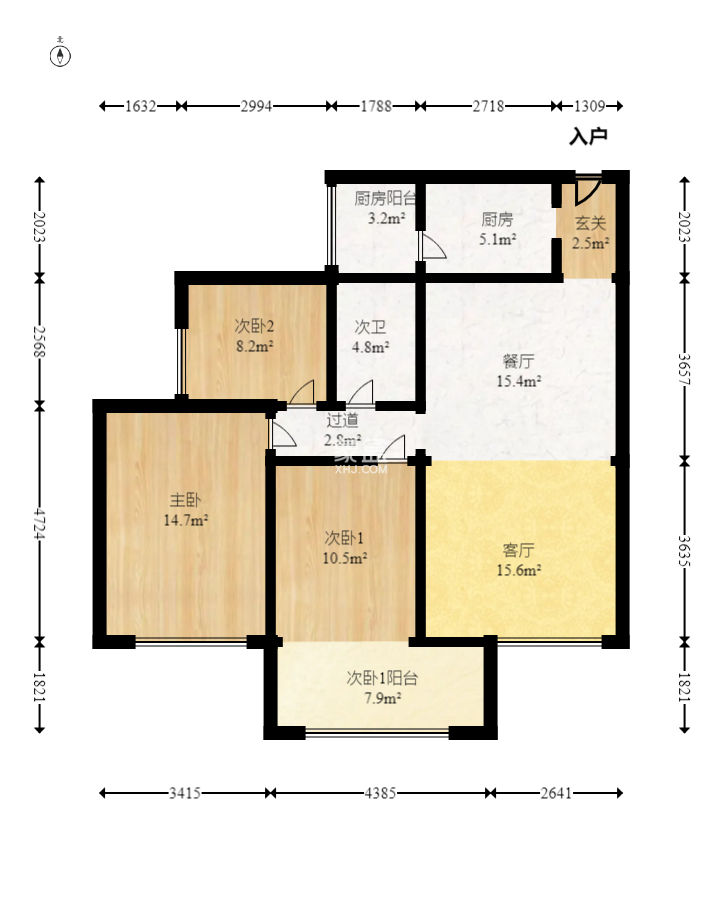 蘭亭都薈（璟峰苑）  3室1廳1衛(wèi)   117.20萬
