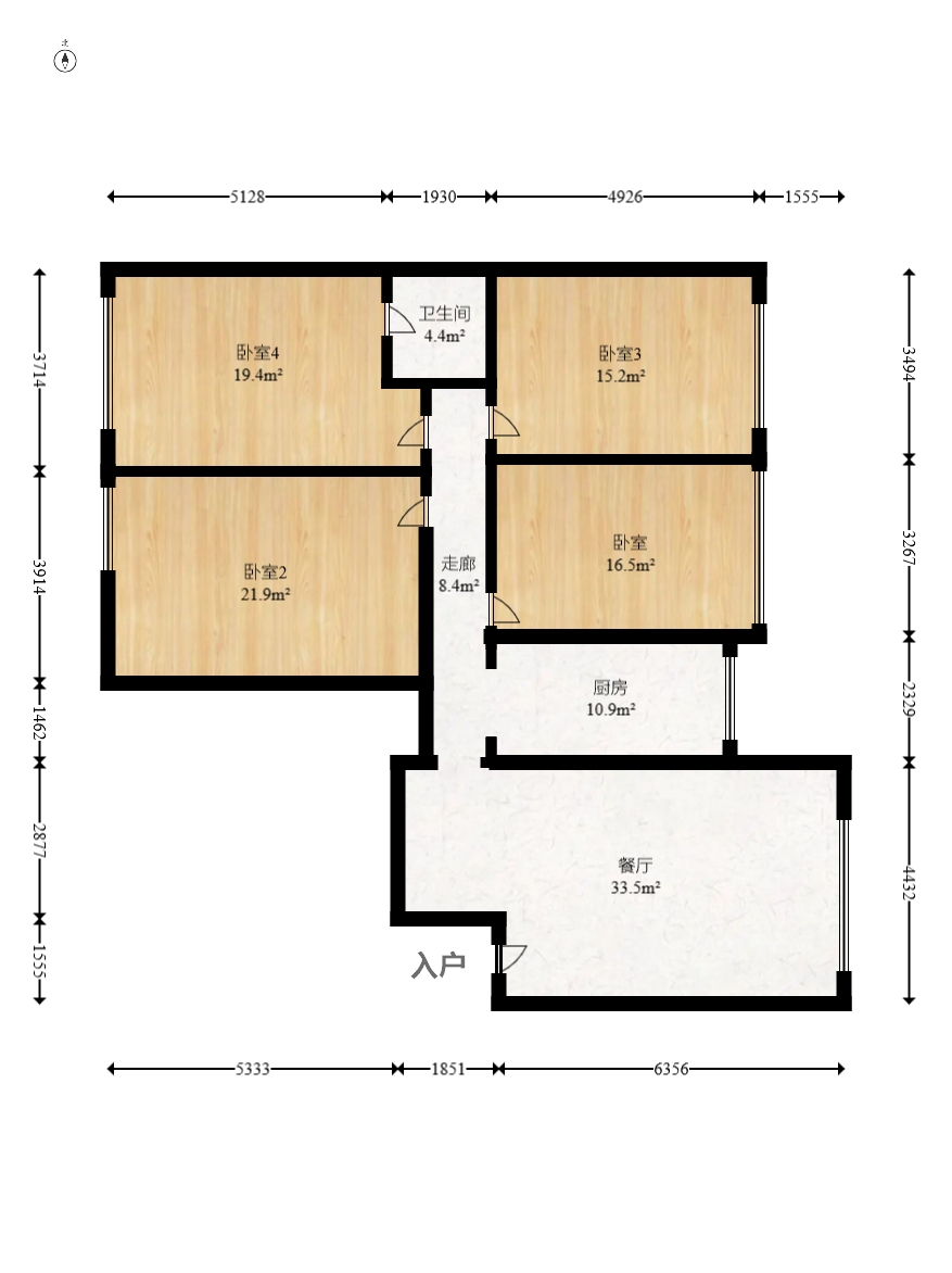 泉塘小区  3室2厅1卫   66.00万室内图1