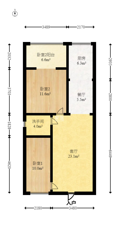南大公寓（湘江建設(shè)開(kāi)發(fā)有限公司宿舍）  2室1廳1衛(wèi)   42.00萬(wàn)