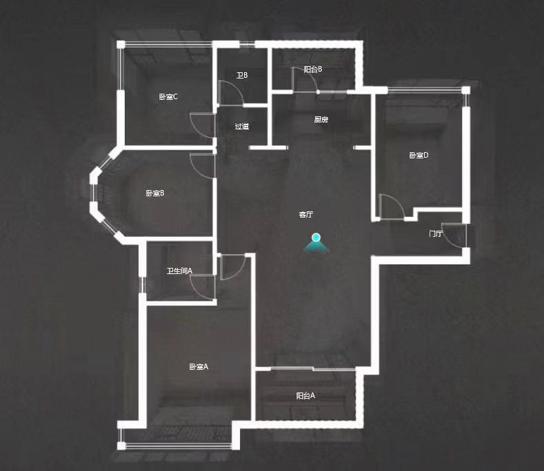 翡翠公园(北大资源) 4室2厅2卫 75.0万 翡翠公园(北大资源) 4室2厅2卫 75.0万室内图