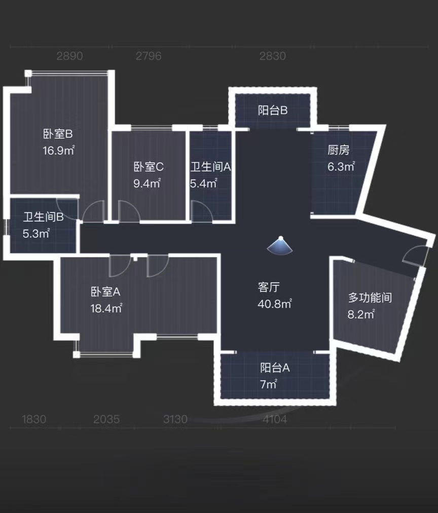 紫金华府 4室2厅2卫 78.0万 紫金华府 4室2厅2卫 78.0万室内图