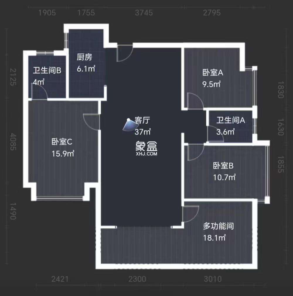 玫瑰御园  4室2厅2卫   73.80万